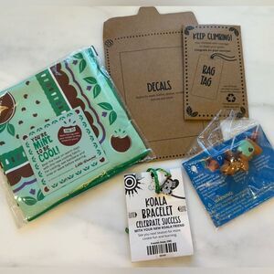 Girl Scouts - Koala bracelet, bandana, horse charging protector, bag tag, decals